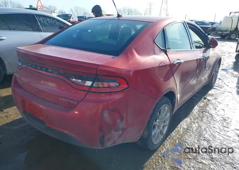 2013 Dodge Dart Limited/Gt from USA, damaged, VIN 1C3CDFCA4DD216669